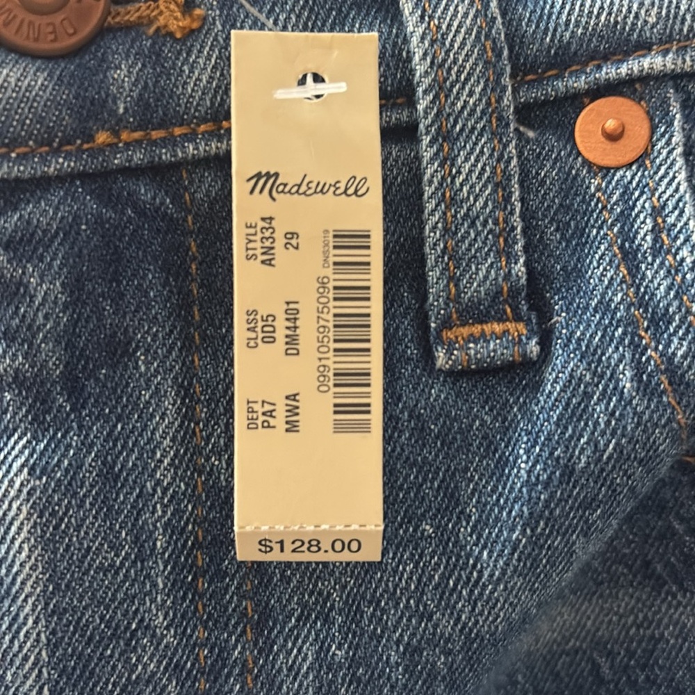 NWT Madewell The High-Rise Slim Boyjean - Picture 4 of 5